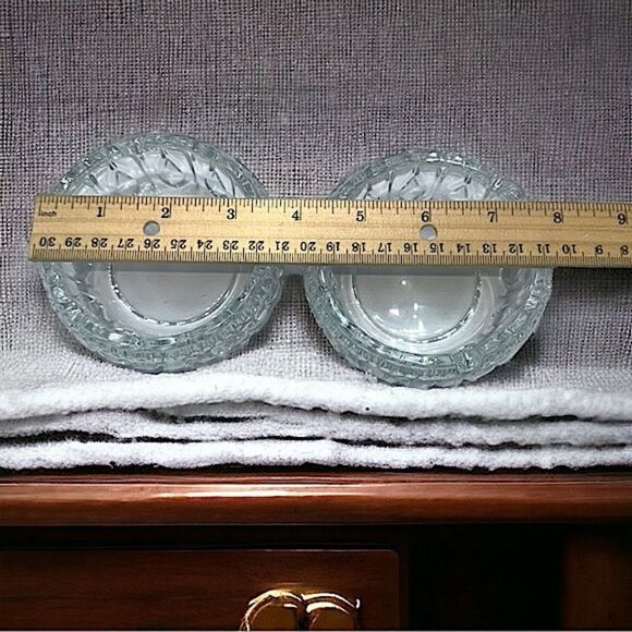 TWIN TEARDROP CRYSTAL ASHTRAY’S
Ashtray, jewelry dish, candy dish 
Lead crystal - Picture 5 of 12